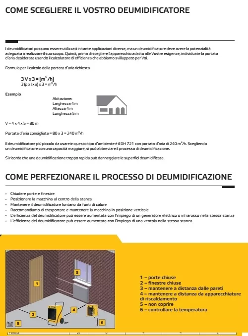 Deumidificatore Professionale Desa Dh26